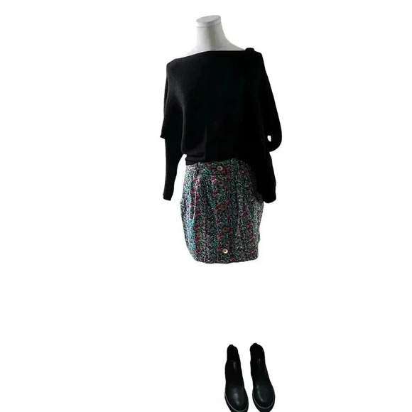 Y2K Floral Micro Mini Skirt Sz‎ S Coquette Cottagecore Preppy Vibes - Picture 11 of 14